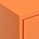 vidaXL Armoire de rangement Orange 80x35x101 5 cm Acier
