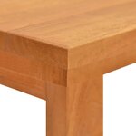 vidaXL Bureau 120x45x75 cm Bois de teck solide
