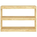 vidaXL Bibliothèque/Séparateur de pièce 100x30x71 5 cm pin massif