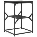 vidaXL Table d'appoint Chêne noir 41 x 40 x 60 cm