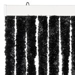 vidaXL Rideau anti-mouches anthracite 100x230 cm chenille