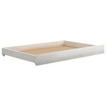 vidaXL Lit de jour sans matelas avec tiroirs 90x200 cm blanc