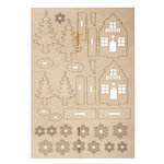 Kit en bois Maisons d'hiver 31 pièces