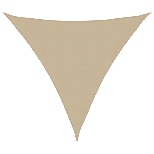 vidaXL Voile d'ombrage beige 2x2x2 m 100   polyester oxford