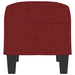 vidaXL Banc Rouge bordeaux 70x35x41 cm Tissu
