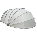 vidaXL Dôme de tente de piscine Gris 640 x 432 x 205 cm