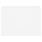 vidaXL Meuble TV mural blanc 60x30x41 cm