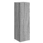 vidaXL Ensemble de meuble TV mural Montage mural 6 Pièces Gris Sonoma