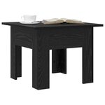 vidaXL Table basse Chêne noir 55 x 55 x 42 cm Bois d'ingénierie