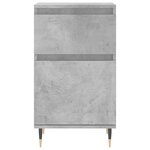 vidaXL Buffets 2 Pièces gris béton 40x35x70 cm bois d'ingénierie