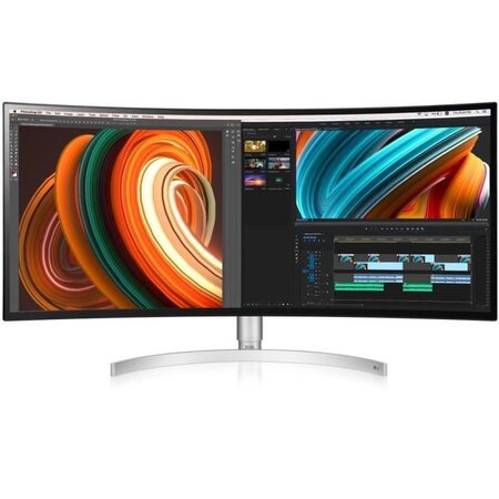 Lg 34wk95c-w led display 86 4 cm (34") 3440 x 1440 pixels ultrawide quad hd blanc