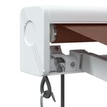 vidaXL Auvent rétractable automatique marron 300x250 cm