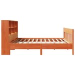 vidaXL Cadre de lit sans matelas cire marron 180x200cm bois pin massif