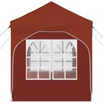 vidaXL Tente de fête pop-up 192 x 192 x 245 cm Terre cuite