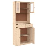 vidaXL Buffet ALTA 77x35x188 cm bois massif de pin