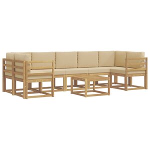 vidaXL Ensemble de canapés d'extérieur 6 Pièces