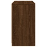 vidaXL Buffet avec lumières LED chêne marron 60 5x37x67 cm