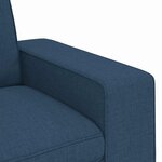 vidaXL Canapé Bleu 182 x 80 x 82 cm tissu