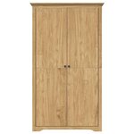 vidaXL Armoire BODO Marron miel 53 5 x 99 x 173 cm Bois d'ingénierie