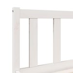 vidaXL Cadre de lit extra long sans matelas 80x210 cm bois massif pin