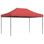 vidaXL Tente de fête 292 x 440 x 315 cm Bordeaux Tissu Oxford