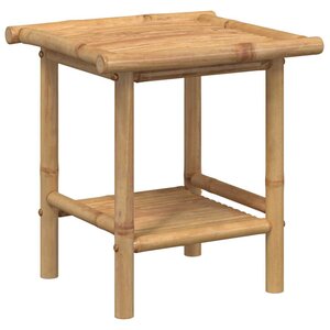 vidaXL Table basse 45x45x45 cm bambou