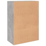 vidaXL Buffet gris béton 60x31x84 cm bois d'ingénierie