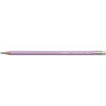 Crayon graphite Swano pastel HB bout gomme Lilas STABILO