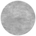 vidaXL Plateau de table Gris béton 70 x 70 x 1.5 cm Bois d'ingénierie