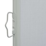 vidaXL Auvent latéral rétractable de patio 140 x 300 cm Gris