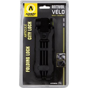 Antivol vélo pliant city lock avec support