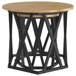 Tables d'appoint empilables vidaXL 2 Pièces en bois d'ingénierie chêne artisanal