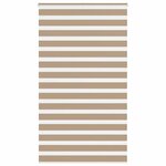 vidaXL Store zèbre marron sable largeur du tissu 120 9 cm polyester