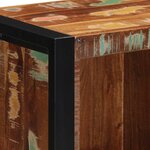 vidaXL Ensemble de mobilier de salle de bain avec étagère 3 Pièces