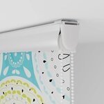 vidaXL Store enrouleur de douche avec cassette largeur du tissu 56 cm