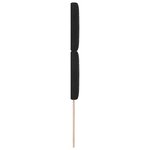 vidaXL Tête de Lit LED avec des lumières à LED Noir 90 cm Velours