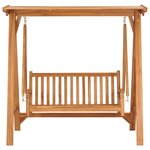 vidaXL Balancelle 170 cm Bois de teck massif