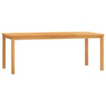 vidaXL Ensemble à manger de jardin 3 Pièces Bois de teck massif