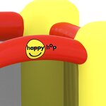 Happy Hop Château gonflable avec toboggan et piscine 280x319x211 cm
