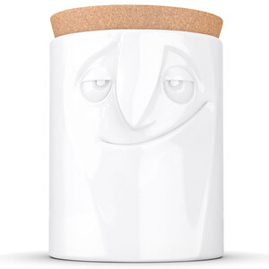 Pot alimentaire tassen en porcelaine et liége