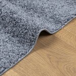 vidaXL Tapis shaggy PAMPLONA poils longs moderne bleu 80x150 cm