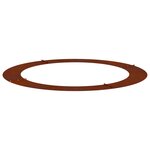 vidaXL adapté pour anneaux d'arbre plats 5 Pièces Marron Ø90 / 120 cm