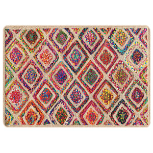 vidaXL Tapis lavable multicolore 160x230 cm antidérapant