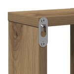 vidaXL Étagère murale en chêne artisan de 104 5x10x43 cm en bois d'ingénierie