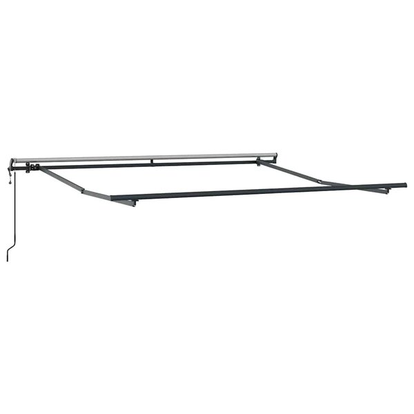 vidaXL Auvent Anthracite 3 x 2 5 m Métal
