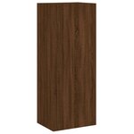 vidaXL Meuble TV mural chêne marron 40 5x30x102 cm bois d'ingénierie