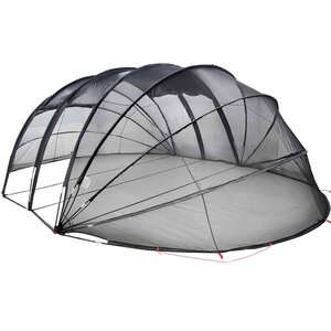 vidaXL Dôme de tente de piscine Transparent 640 x 432 x 205 cm
