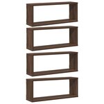 vidaXL Salon de jardin 3 Pièces avec coussins blanc crème Bambou