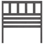 vidaXL Tête de lit Gris 96x4x100 cm Bois massif de pin