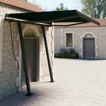 vidaXL Auvent rétractable automatique et poteaux 3 5x2 5 m Anthracite